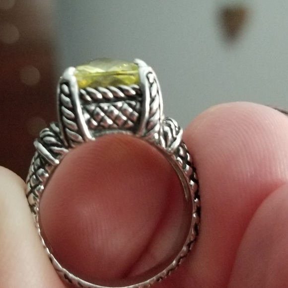 Premier Designs, Citrine ring, size 8 - Picture 4 of 4